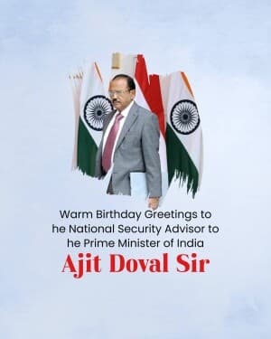 Ajit Doval Birthday video