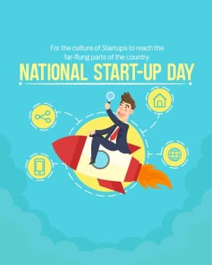 National Startup Day creative image