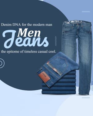Men Jeans template