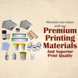 Printing Material marketing post