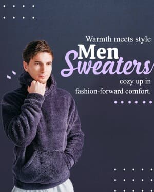 Men Sweaters template