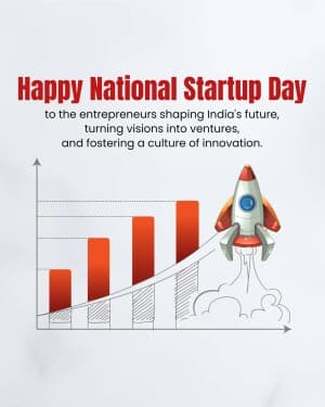 National Startup Day poster Maker