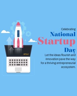 National Startup Day Instagram Post