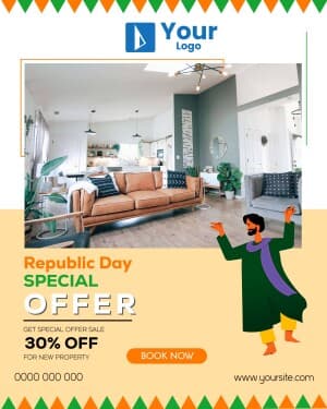 Republic Day Offers custom template