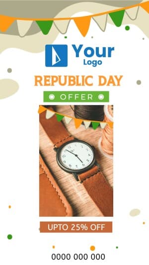 Republic Day Offers marketing flyer