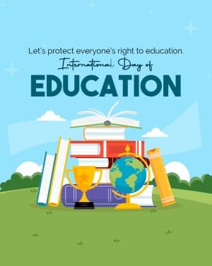 International Day of Education poster