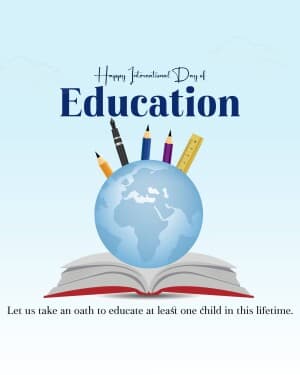 International Day of Education post