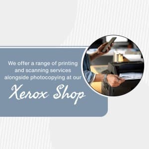 Xerox Shop business banner