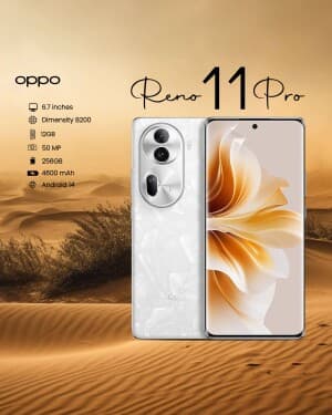 Oppo promotional post
