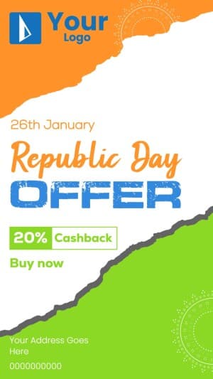 Republic Day Offers creative template