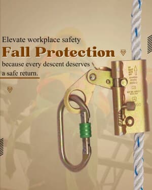 Safety Equipment marketing poster