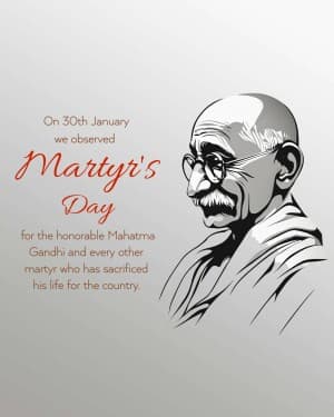 Martyrs' Day graphic