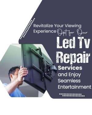 T V  Repair Service post