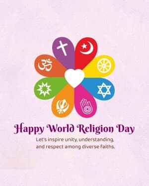 World Religion Day flyer