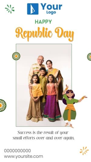 Republic Day Wishes whatsapp status template