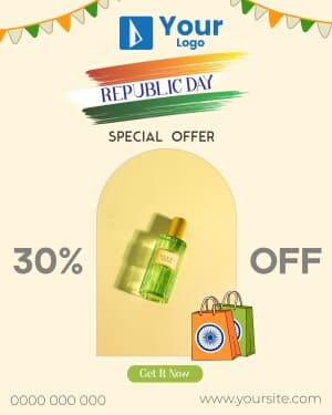 Republic Day Offers poster