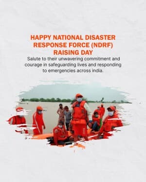 NDRF Raising Day flyer