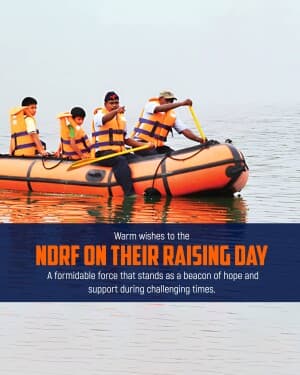 NDRF Raising Day poster