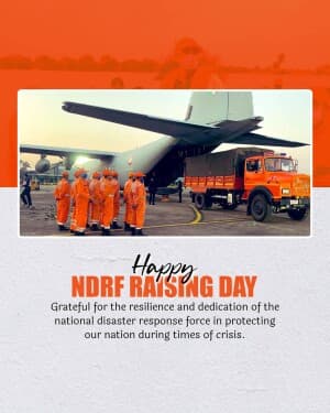 NDRF Raising Day post