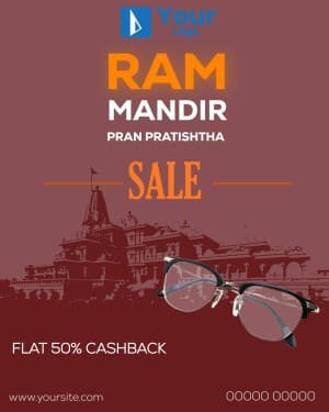 Ram Mandir Offers banner