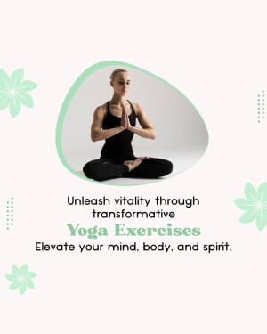 Yoga promotional poster