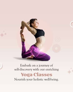 Yoga promotional images