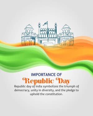 Importance of Republic Day illustration