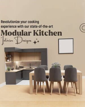 Modular Kitchen business flyer