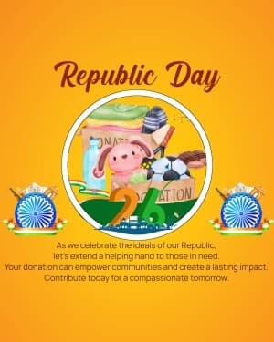 Donation - Republic Day illustration