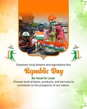 Vocal For Local - Republic Day poster