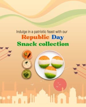 Snacks - Republic Day flyer