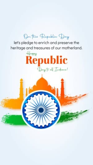 Republic Day Insta Story poster