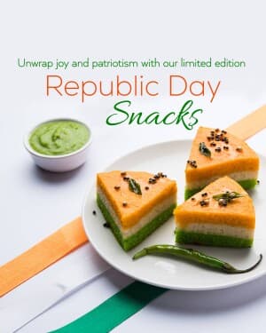 Snacks - Republic Day poster