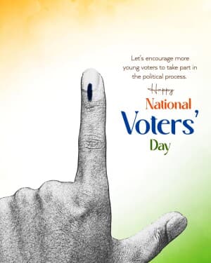 National Voters Day flyer