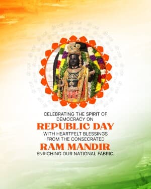 Republic day X Ram mandir flyer