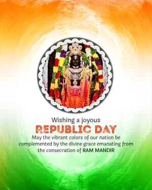 Republic day X Ram mandir banner