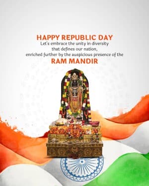 Republic day X Ram mandir post