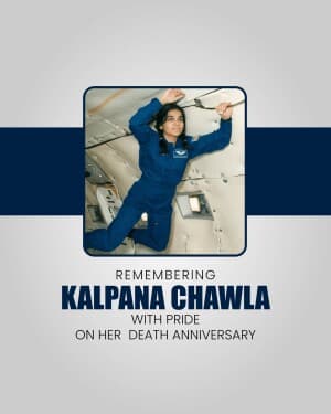 Kalpana Chawla Death Anniversary banner
