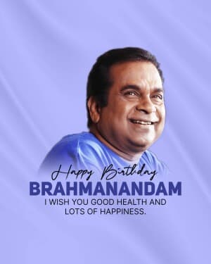 Brahmanandam Birthday graphic