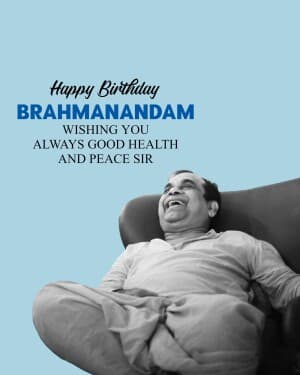 Brahmanandam Birthday video