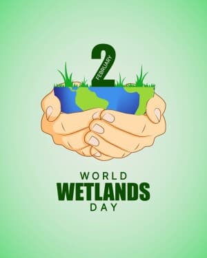 World Wetlands day illustration