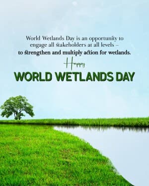 World Wetlands day graphic