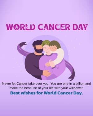 World Cancer Day graphic