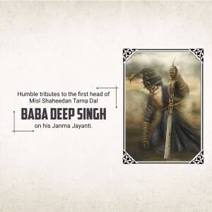 Baba Deep Singh Jayanti poster