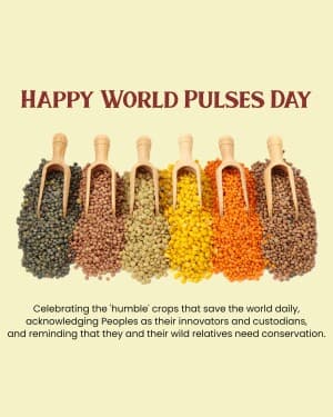 World Pulses day poster