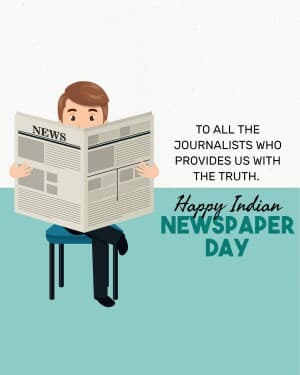 Indian Newspaper Day image