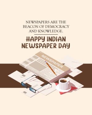 Indian Newspaper Day post