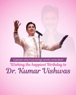 Kumar Vishwas Birthday video