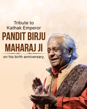 Birju Maharaj Jayanti image