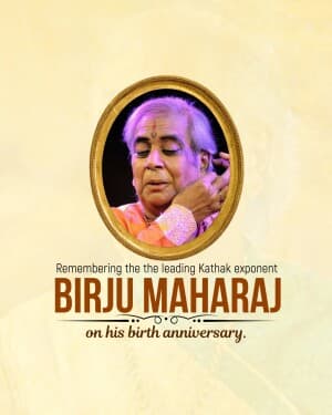 Birju Maharaj Jayanti video